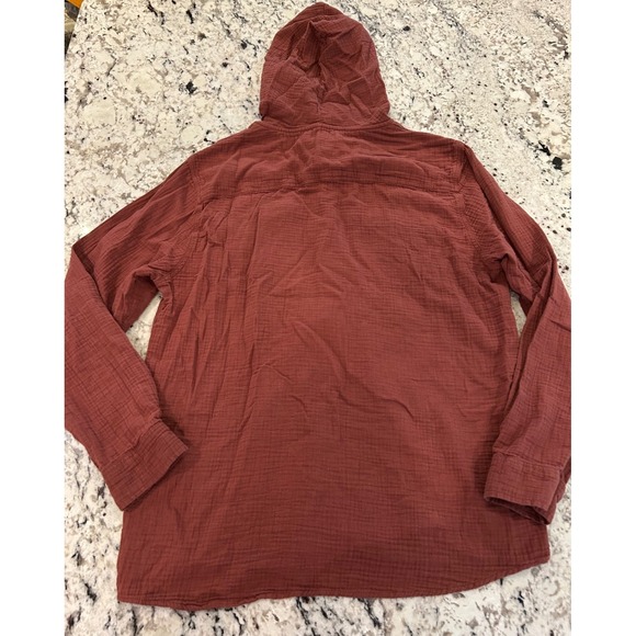 Unionbay Mens XL Hooded Shirt Denim Hooded Jacket GrungeSkater Streetwear - Picture 4 of 4